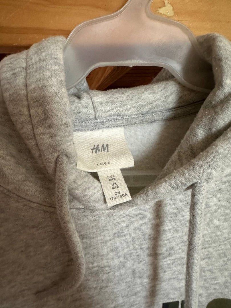 H m grey hoodie treklife