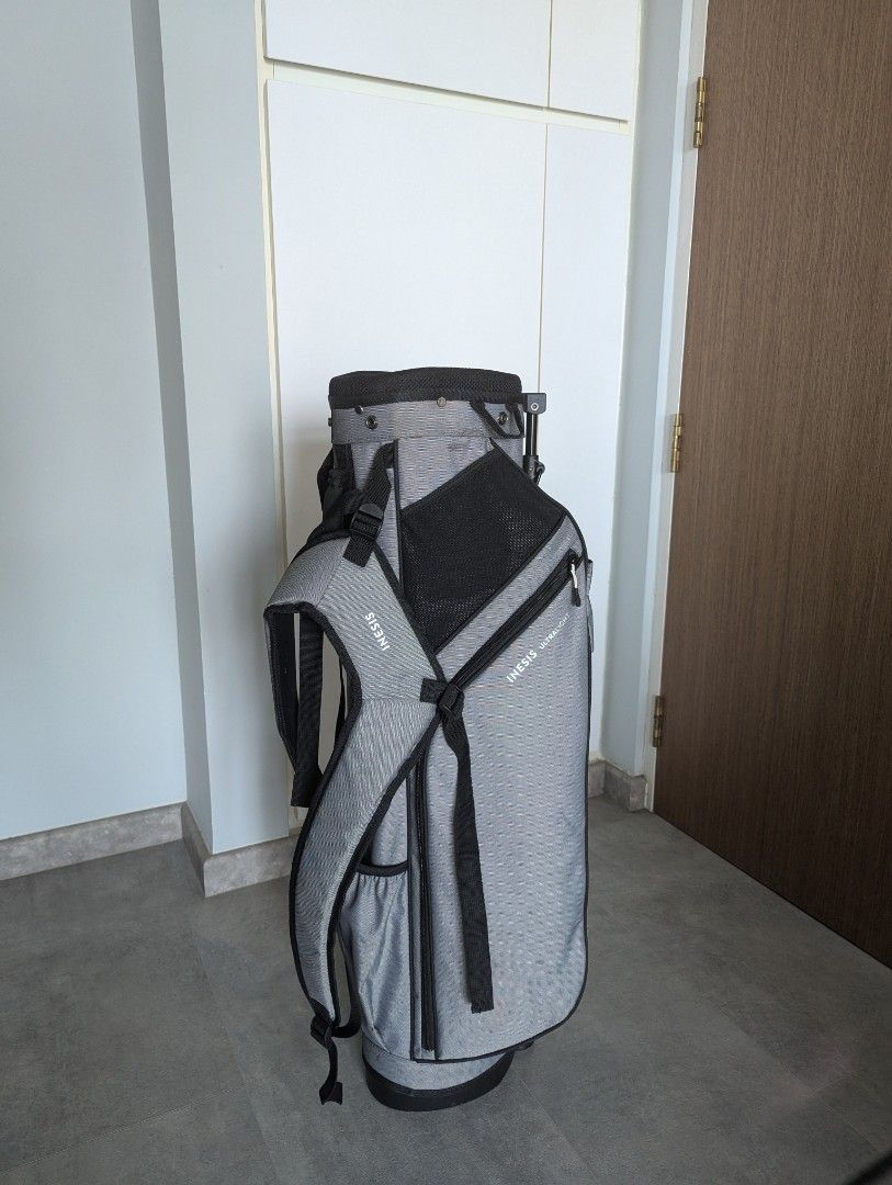 Inesis Ultralight Golf Stand Bag GOLF STAND BAG ULTRALIGHT KHAKI