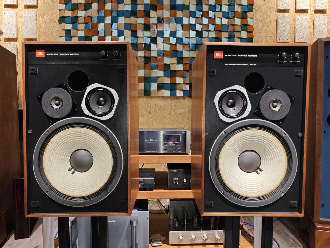 JBL-4312初代監聽音箱, 興趣及遊戲, 音樂、樂器& 配件, 音樂與媒體- 黑