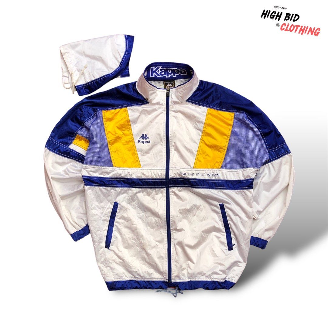 Vintage colorblock windbreaker top