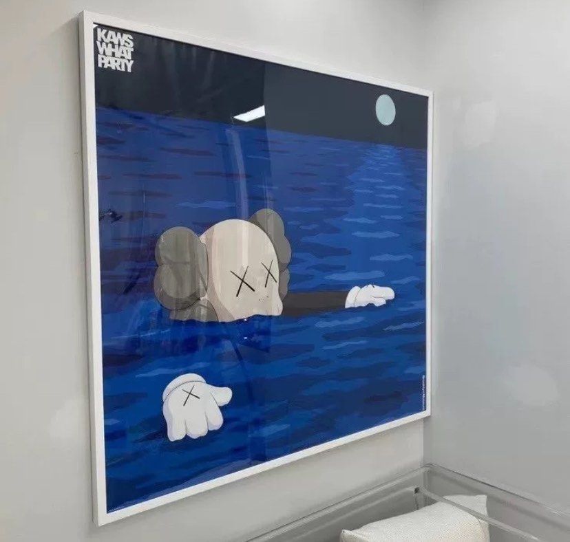 KAWS What Party Poster for Brooklyn Museum, Furniture & Home