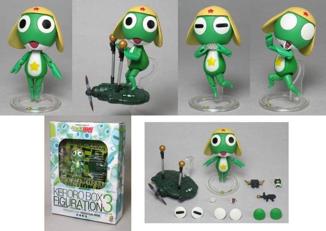 Keroro Box Figuration 3 Limited (Category: Comics & Manga) located in Silang. Submitted by tsamba_omocha (Listing ID 1323286465, Image 2). Description: Keroro Box Figuration 3 Limited Brand new sealed comics inside second picture from internet.