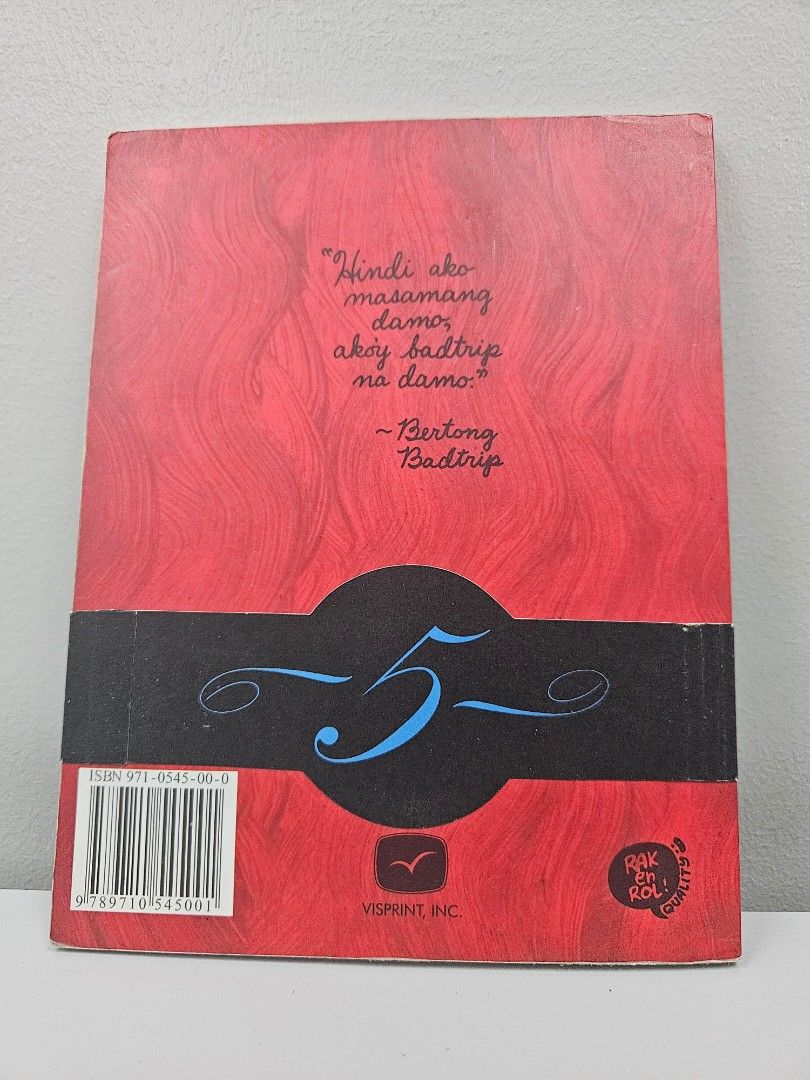 Kikomachine #5 by Manix Abrera (Category: Comics & Manga) located in Pasig City. Submitted by missbazaarista (Listing ID 1323375858, Image 2). Description: 🌸 Kikomachine Komix #5: Alab ng Puso sa Dibdib Mo'y Buhay! 🌸 Onhand, used 🌸 MOP: BPI/Gcash Order details: ✅️ Indicate preferred shipping (Gogo Express, J&T, Grab or Lalamove Pick-up ✅️ Pick-up details will be sent upon confirmation of payment ✅️ Shipping/Delivery fee will be shouldered by t