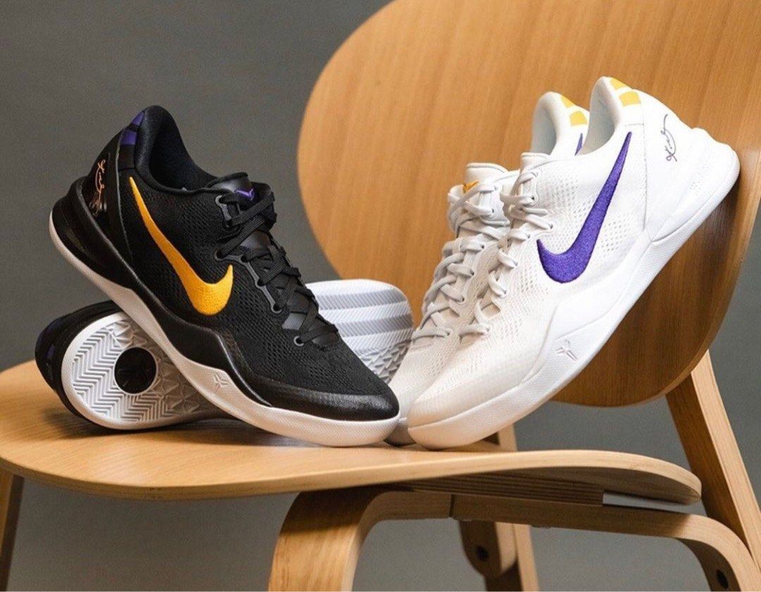 Kobe 8 lakers home and away Men s Fashion Footwear Sneakers on Carousell