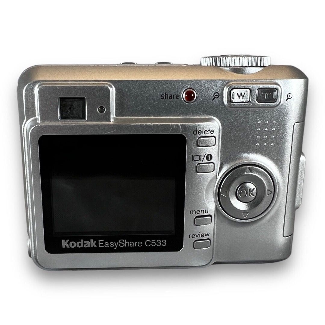 未使用 Kodak EasyShare C533 PD-S3 デジタルカメラ 動作確認OK】Kodak EasyShare c533 単3電池 SDカード - メルカリ