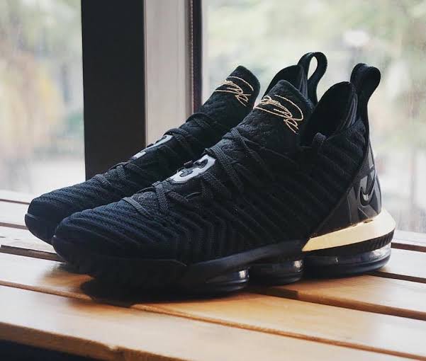 Lebron 16 Black Metallic Gold Men s Fashion Footwear Sneakers on Carousell