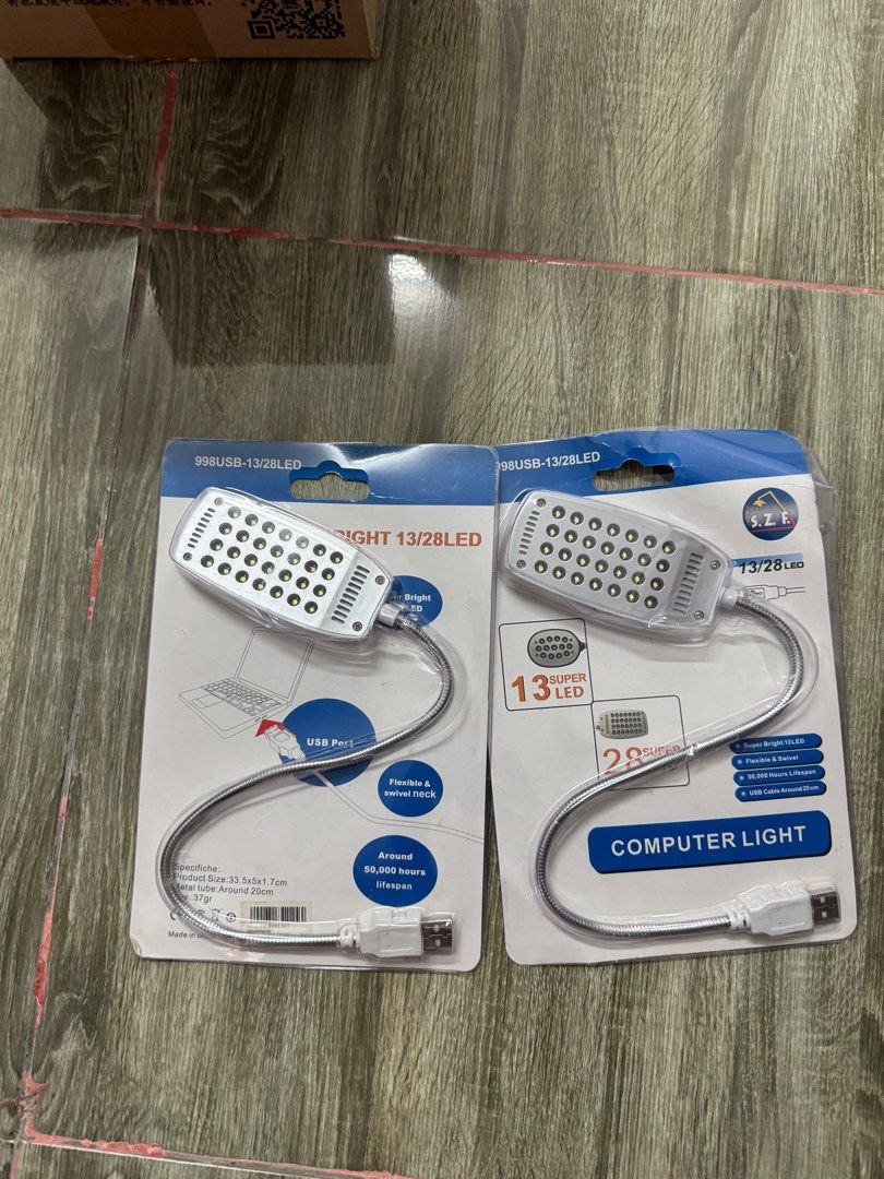 Led buld & usb male to female cable, Computers & Tech, Parts ...