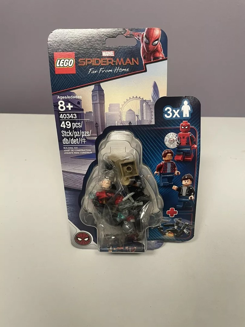 Lego spider man far from home museum break in online