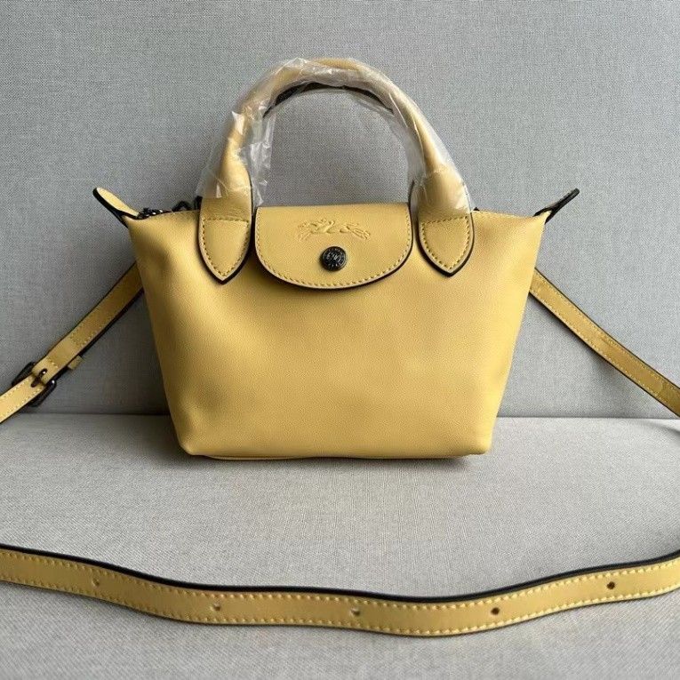 Longchamp Original Le Pliage Leather Crossbody Top Handle Sling Bag For Women Come with Complete Set Suitable For Gift Luxury Bags Wallets on Carousell