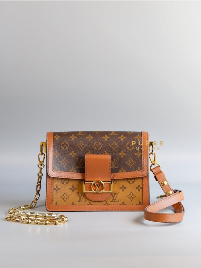 Louis Vuitton Dauphine MM Bag in Reverse Monogram Canvas (Date code: CA0241) (Category: Luxury Bags & Wallets) located in Taguig. Submitted by pursemaison (Listing ID 1323345215, Image 1). Description: Louis Vuitton Dauphine MM Bag in Reverse Monogram Canvas (Date code: CA0241) ✨Php 145,000 *Additional 3.85 for straight credit card payments *Available for 4 months layaway with 1% interest per month *BDO credit card up to 36 mos & Citibank credit 