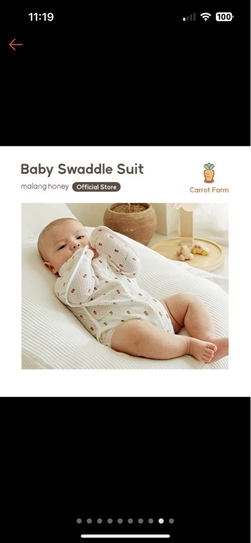 Malang Honey mesh swaddle size L