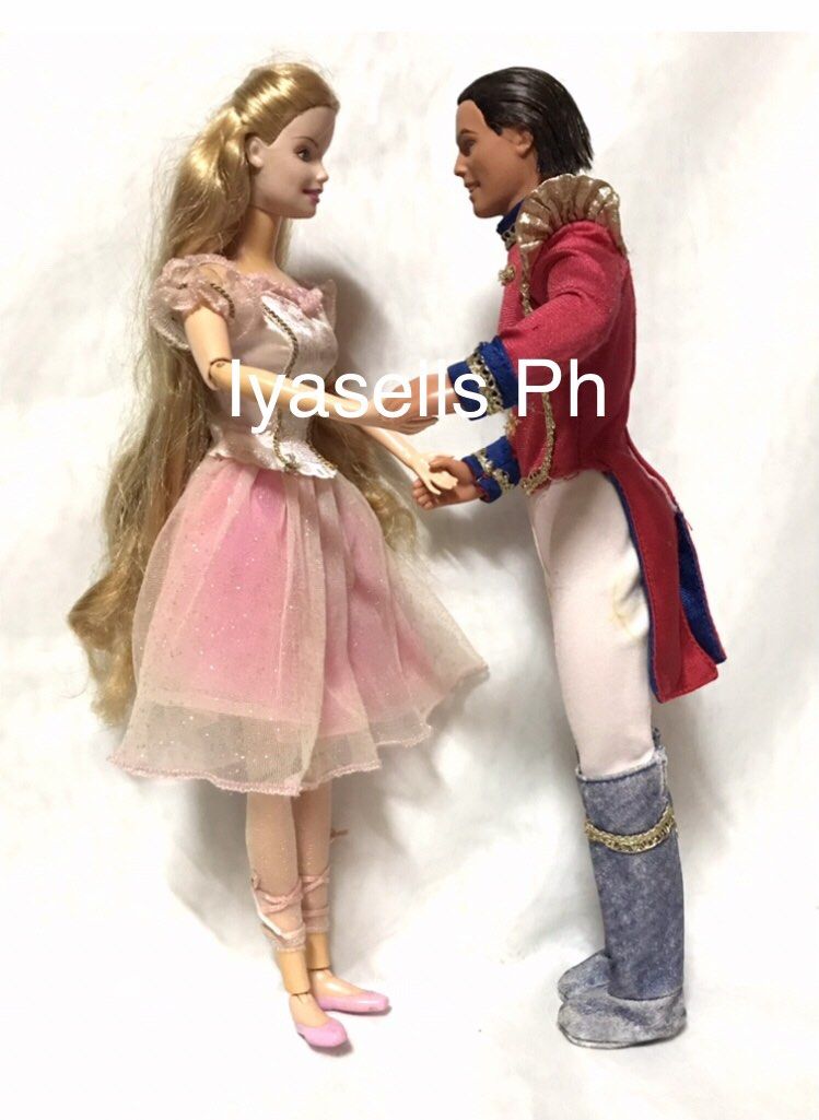 Mattel 2001 Barbie In The Nutcracker Movie Dolls Clara and Prince Eric Clara SOLD. Prince Eric AVAILABLE