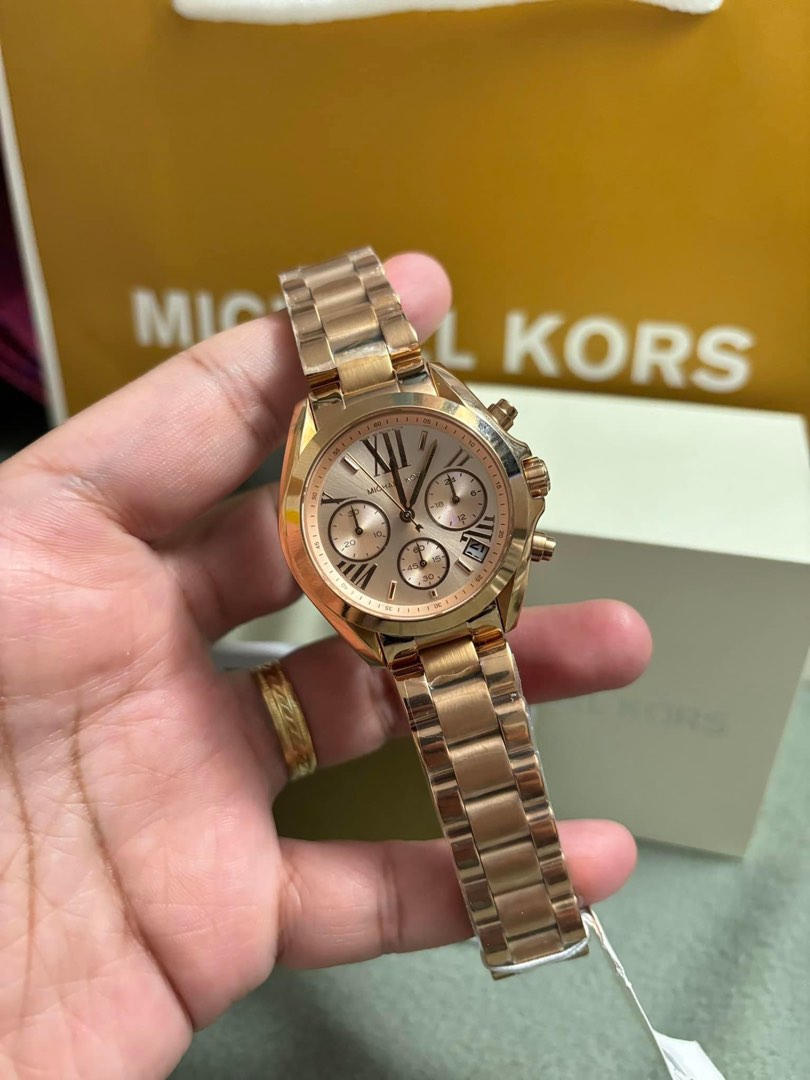 MK ROSEGOLD SMALL DIAL AUTHENTIC WATCH Women s Fashion Watches Accessories Watches on Carousell