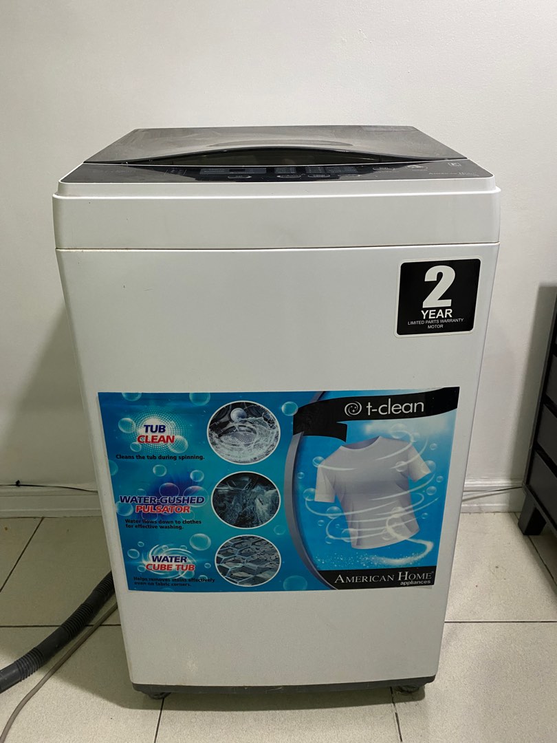 American Home Automatic Washing Machine Awf M8016 NEGOTIABLE American Home Automatic Washing Machine 7kg AWFM7020D, TV