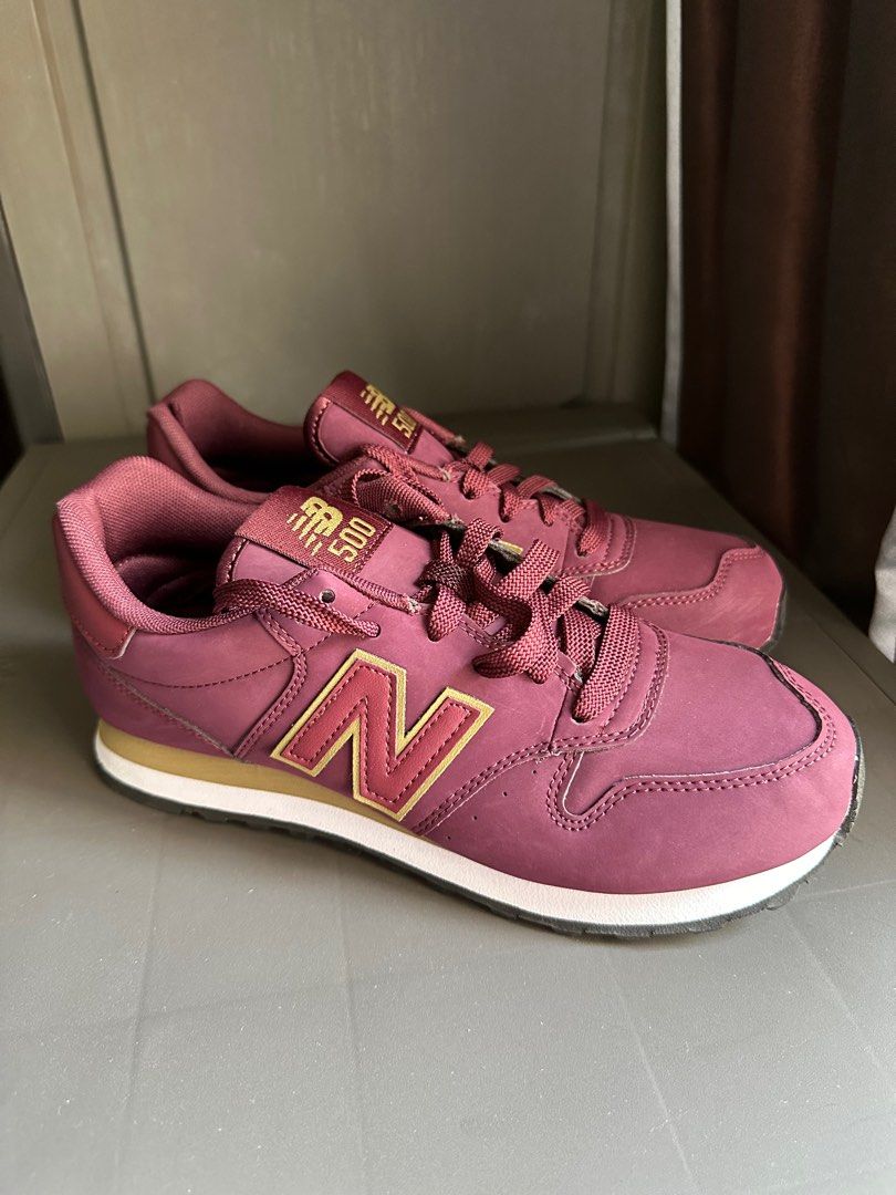 Burgundy new balance size 3 clearance
