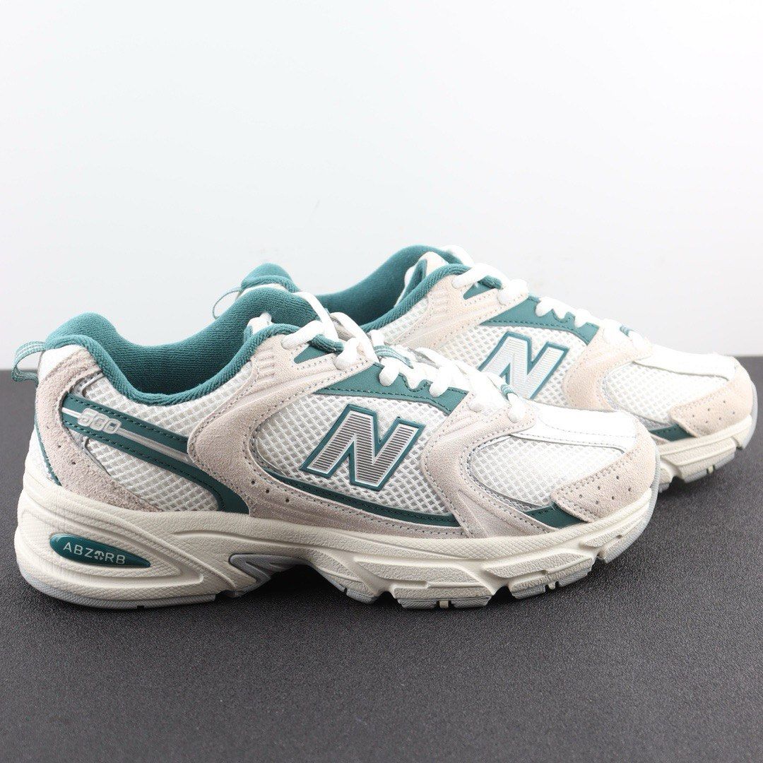 New balance 530 Beige Green Women s Fashion Footwear Sneakers on Carousell