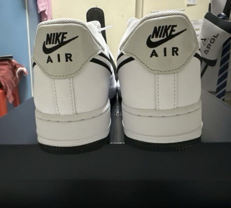 Nike Air Force White/Black Photon Dust UK7/US8, Men's Fashion