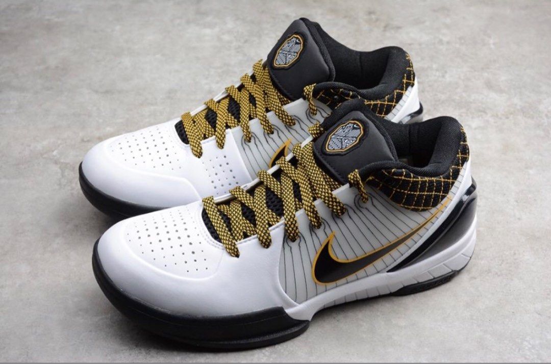 Nike kobe 4 petro white basketball shoes Men s Fashion Footwear Sneakers on Carousell