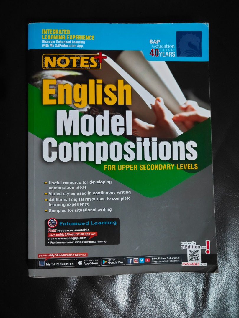 Notes+ English Model Compositions For Lower Secondary Levels (Softcover ...