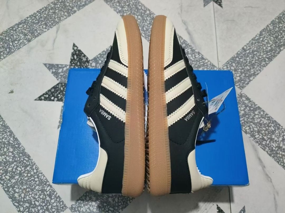 Offer Ready Stock adidas Samba OG Black Wonder White shoes Euro 38.5 24 cm