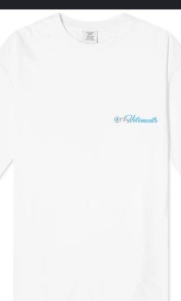 ONLY VETEMENTS Men s Fashion Tops Sets Tshirts Polo Shirts on Carousell