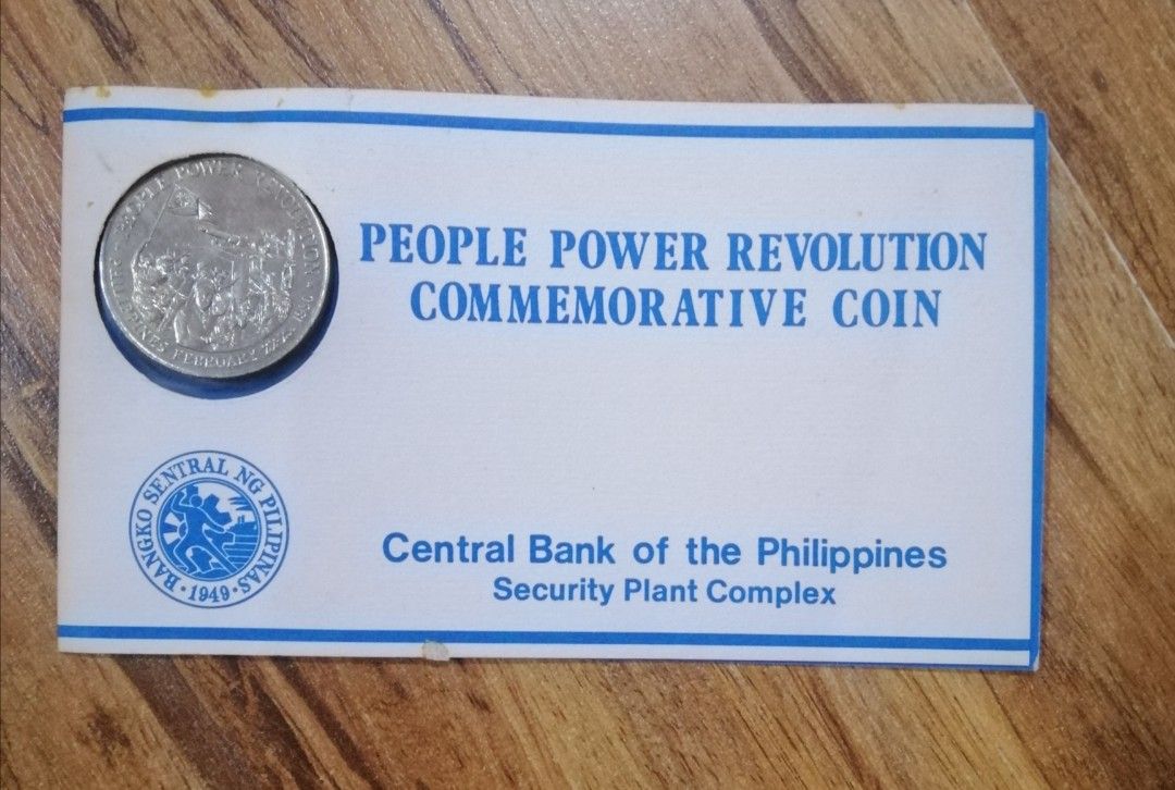 People Power Commemorative Coin 1988 (Category: Currency) located in Quezon City. Submitted by goldencity1964 (Listing ID 1323385435, Image 1). Description: Collect this highly collectible PEOPLE POWER COMMEMORATIVE COIN..... FACE VALUE 10 PISO... ISSUED 1988 PURE NICKEL TEXT.FOR MEET UP.
