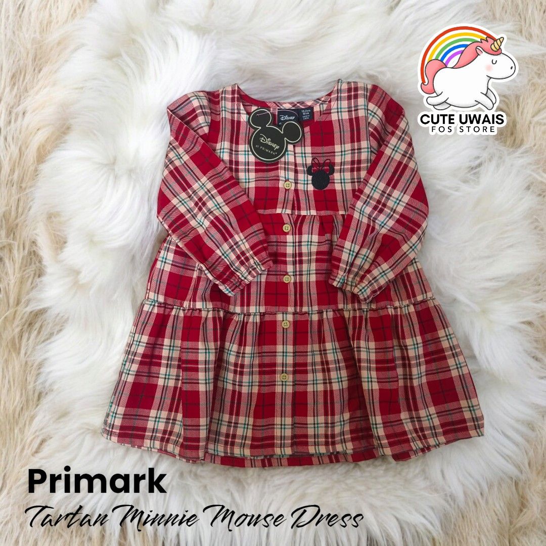Primark Tartan Minnie Mouse Dress