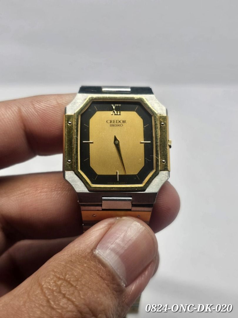 SEIKO CREDOR 9300-5060 クォーツ 14K レザー ゴールド SEIKO CREDOR 9300-5060 クォーツ 14K レザー ゴールド 楽天市場