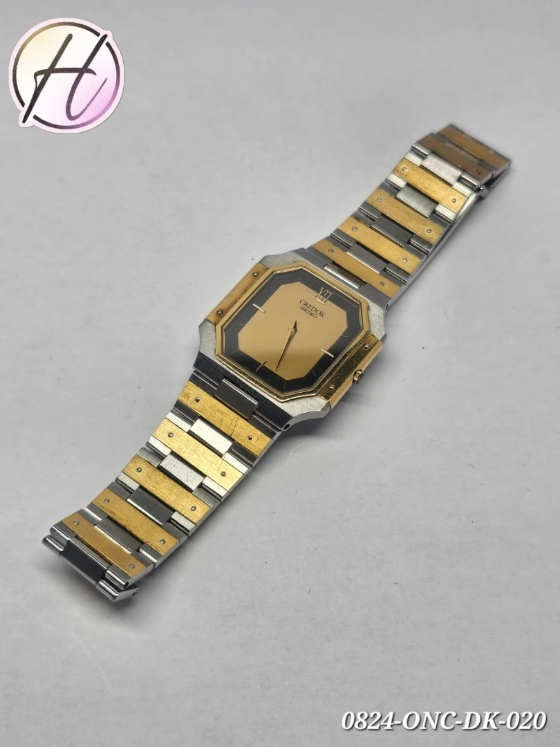 クレドール 14Kベゼル 18K MIDDLE コンビ 9300-5320 Seiko Credor 14K