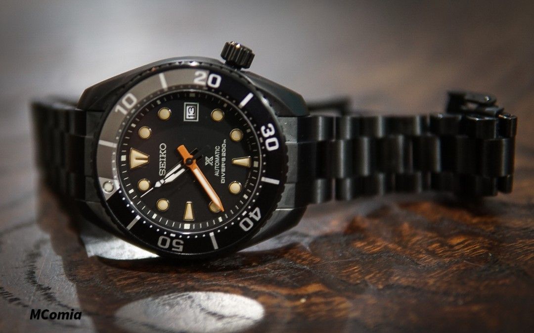 Seiko Sumo LE SBDC095 with Strapcode endmill DLC Men s Fashion Watches Accessories Watches on Carousell