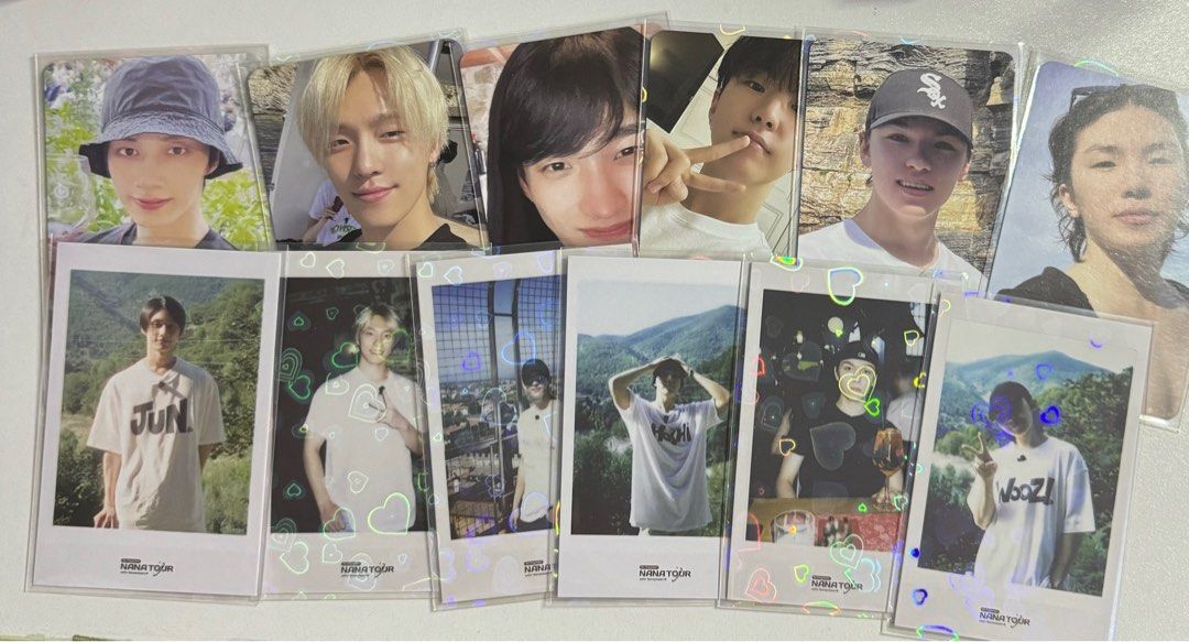 Seventeen Nana tour member set (Category: K-Wave Merchandise) located in Manila. Submitted by yo_xushi (Listing ID 1323324970, Image 2). Description: — 140 per member set — sold per member set only — film strip also included — all onhand .