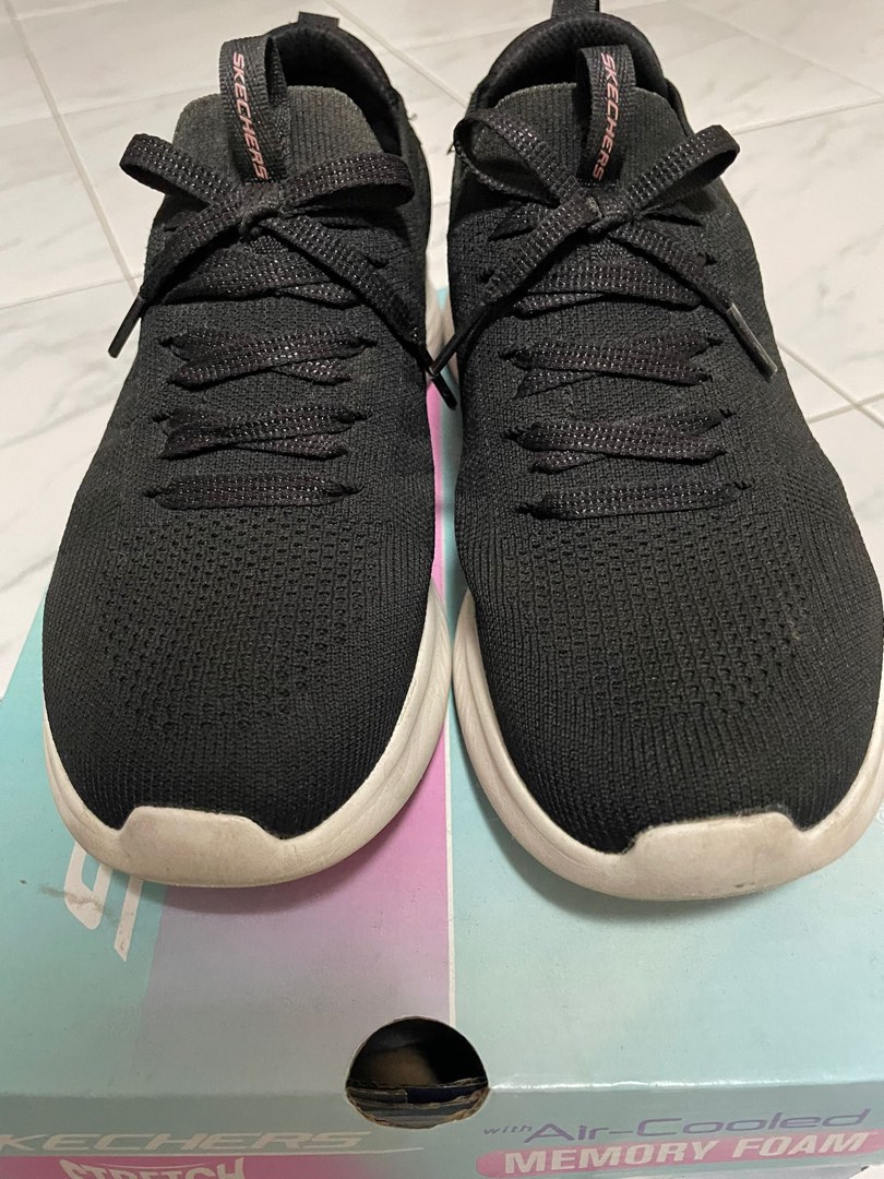 Skechers Stretch Fit with Air Cooled Memory Foam Women s Fashion Footwear Sneakers on Carousell