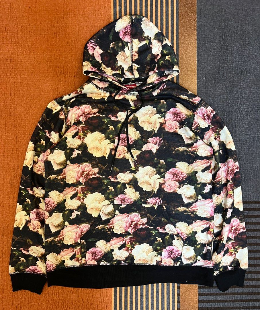 Supreme Floral Hoodie AOP Luxury Apparel on Carousell