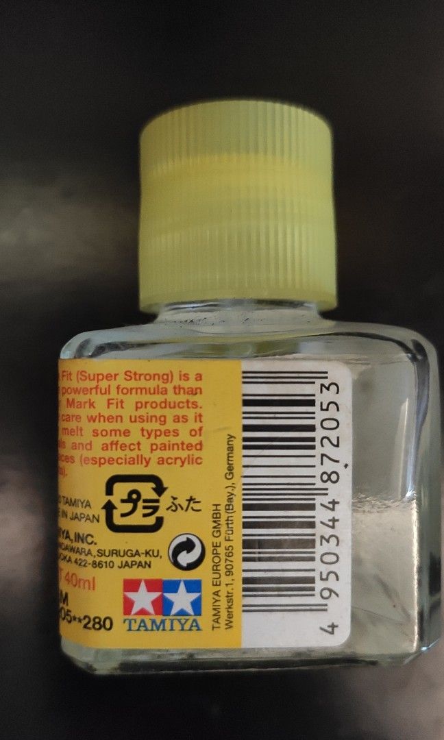 Tamiya Mark Fit Super Strong (Category: Gundam & Model Kits) located in Mandaue City. Submitted by fsmfsm (Listing ID 1323358953, Image 3). Description: new 40 ml item # 87205.