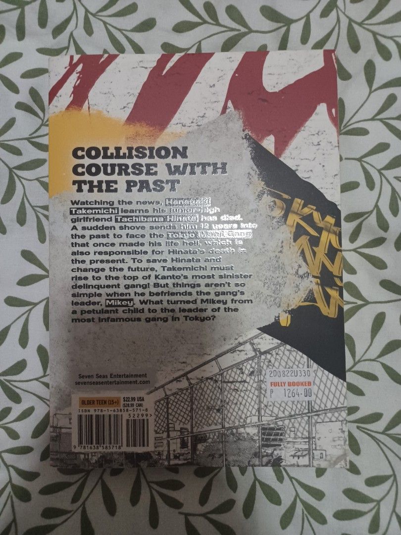 Tokyo Revengers 1-2 (Category: Comics & Manga) located in Mandaluyong City. Submitted by dear_ipay (Listing ID 1323361745, Image 2). Description: -minor peeling -Original price is ₱1,200.