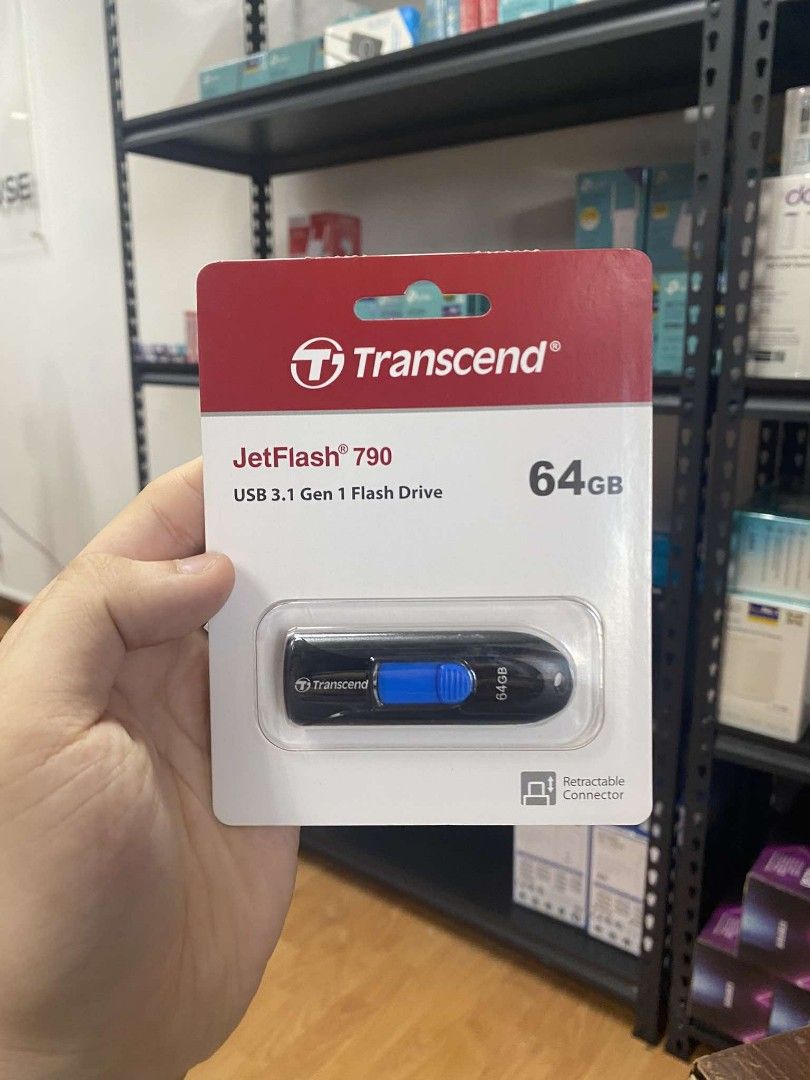 Transcend 64GB USB 3.1 Flash Drive JetFlash 790 (Category: Hard Disks & Thumbdrives) located in Pasig City. Submitted by techubstoreandaccessories (Listing ID 1323321092, Image 3). Description: Transcend 64GB USB 3.1 Flash Drive JetFlash 790 Ready for Pick Up / Delivery ‼️ 📌 DETAILS: ✅Actual Picture Posted. ✅BRAND NEW & ORIGINAL. ✅7 Days Replacement for Factory Defects and 1year Warranty. (Terms and conditions apply) ----------------------------