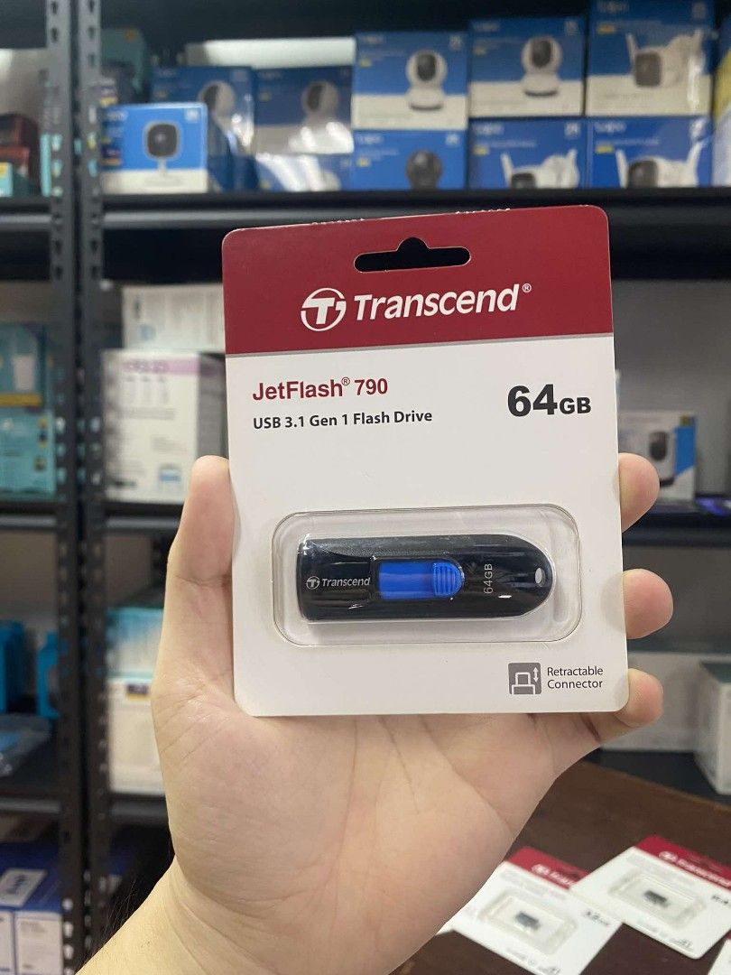 Transcend 64GB USB 3.1 Flash Drive JetFlash 790 (Category: Hard Disks & Thumbdrives) located in Pasig City. Submitted by techubstoreandaccessories (Listing ID 1323321092, Image 2). Description: Transcend 64GB USB 3.1 Flash Drive JetFlash 790 Ready for Pick Up / Delivery ‼️ 📌 DETAILS: ✅Actual Picture Posted. ✅BRAND NEW & ORIGINAL. ✅7 Days Replacement for Factory Defects and 1year Warranty. (Terms and conditions apply) ----------------------------
