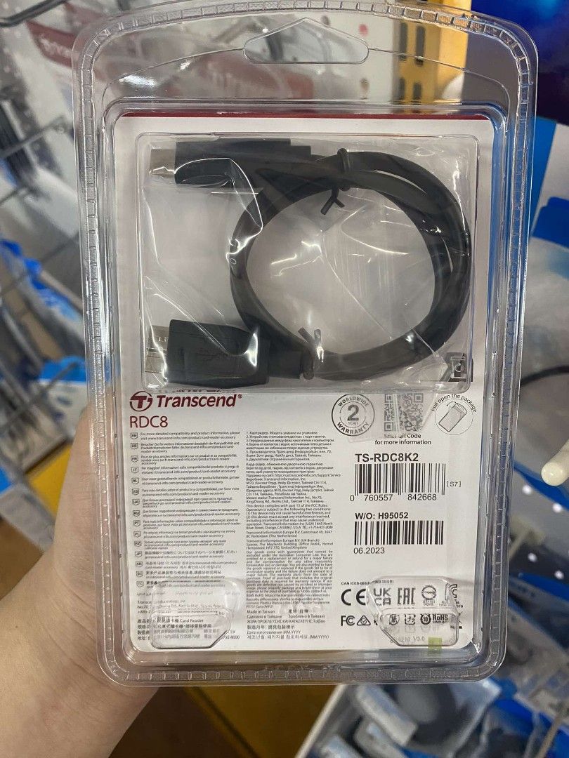 Transcend RDC8 SD/microSD/CF Card Reader USB Type-C 3.1 TS-RDC8K2 (Category: Hard Disks & Thumbdrives) located in Pasig City. Submitted by techubstoreandaccessories (Listing ID 1323320882, Image 3). Description: Transcend RDC8 SD/microSD/CF Card Reader USB Type-C 3.1 TS-RDC8K2 Ready for Pick Up / Delivery ‼️ 📌 DETAILS: ✅Actual Picture Posted. ✅BRAND NEW & ORIGINAL. ✅7 Days Replacement for Factory Defects and 1year Warranty. (Terms and conditions