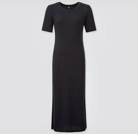 uniqlo bodycon dress UNIQLO Navy Sweater Dress