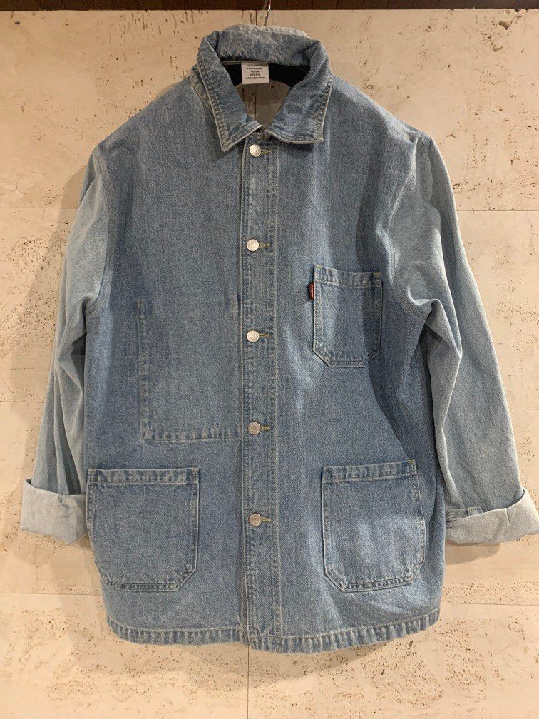 Vetements x Levi s 2 way denim jacket Men s Fashion Coats Jackets and Outerwear on Carousell