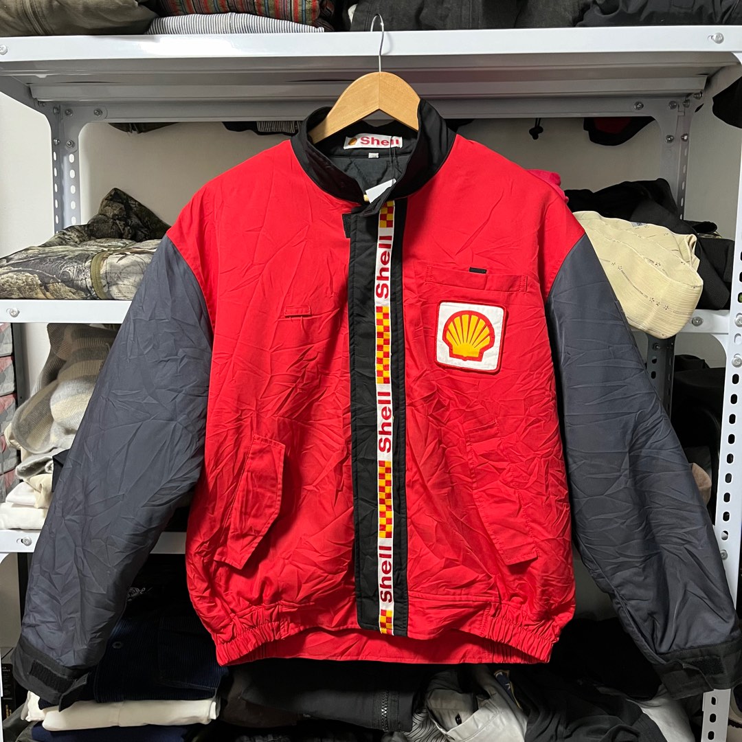 Shell Racing Colors Vintage Vintage Shell Racing Jacket, Men's Fashion, Coats, Jackets and ...