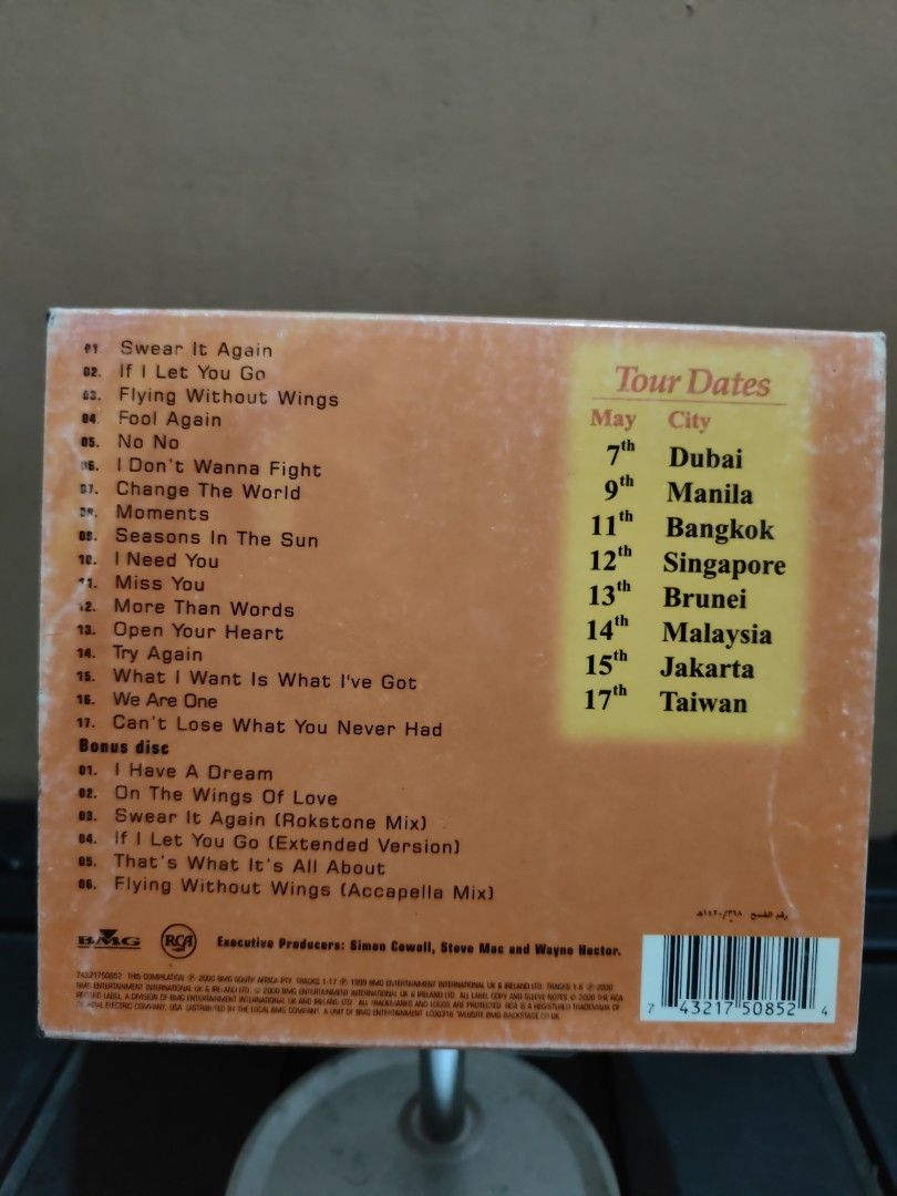 WESTLIFE- SPECIAL EDITION (Category: CDs & DVDs) located in Makati City. Submitted by urdiscogsph (Listing ID 1323315199, Image 2). Description: .