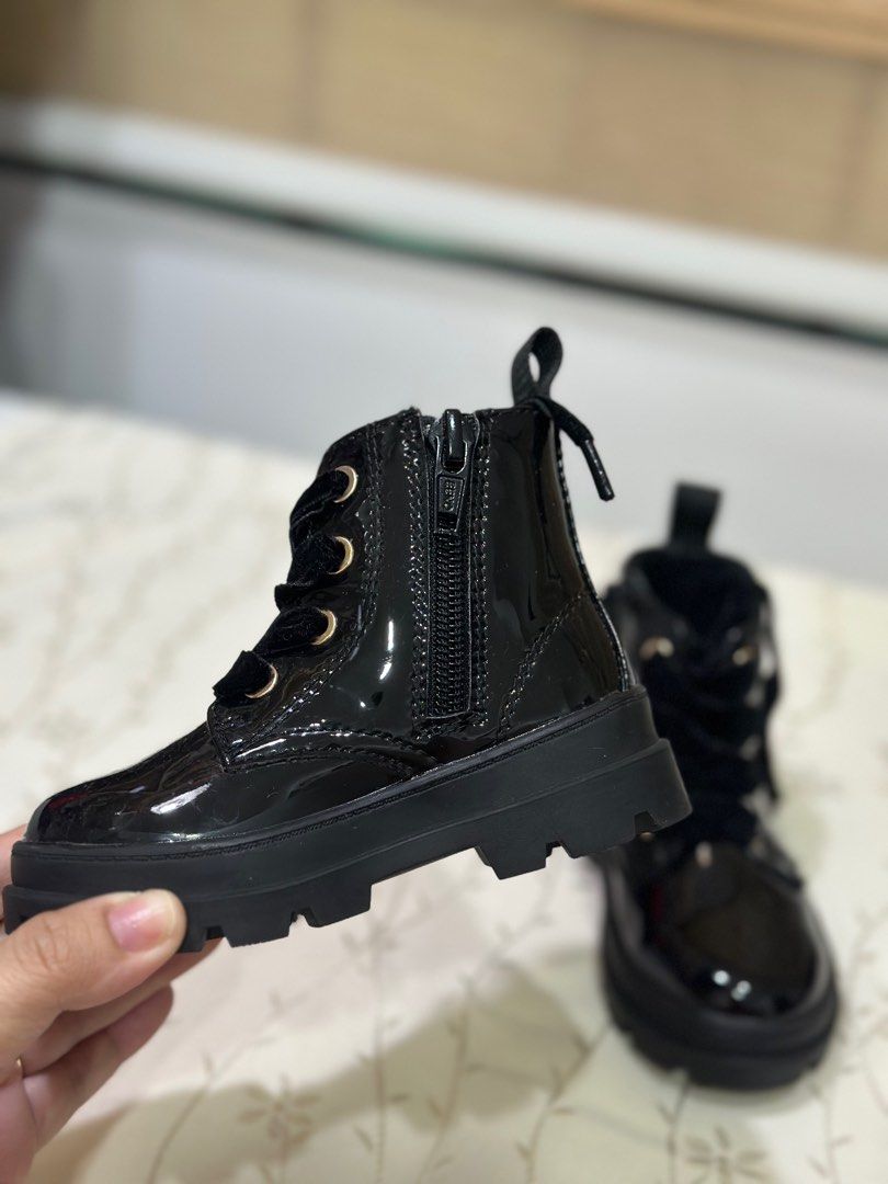 Zara Blacks Boots for Toddlers (Category: Babies & Kids Fashion) located in Manila. Submitted by declutter_rebuff (Listing ID 1323285897, Image 2). Description: .
