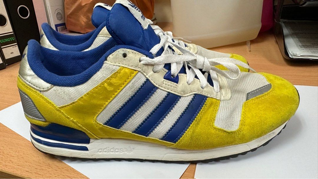 ZX 700 Colorway Pahang Yellow Blue Men s Fashion Footwear Sneakers on Carousell