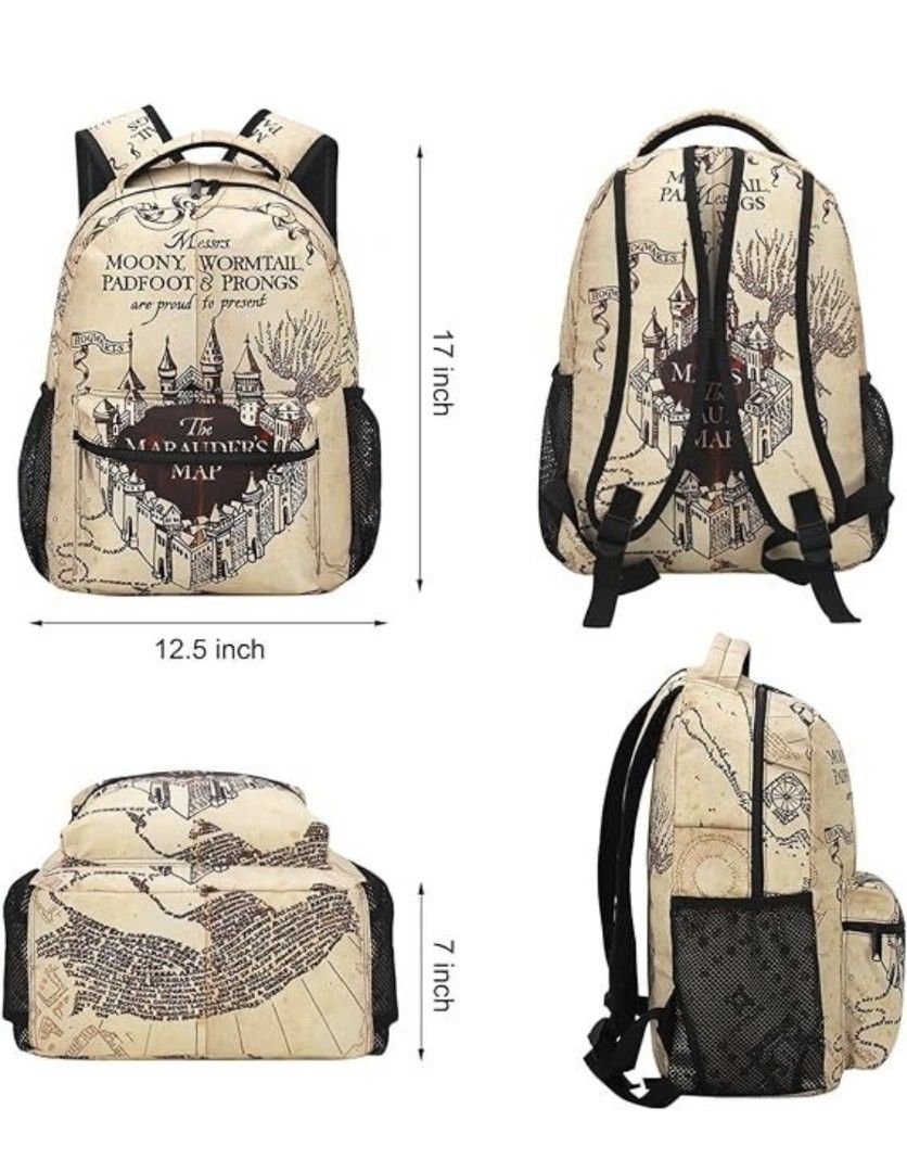 17 inch Backpack Harry Potter Marauders Map BRAND NEW SEALED Men s Fashion Bags Backpacks on Carousell