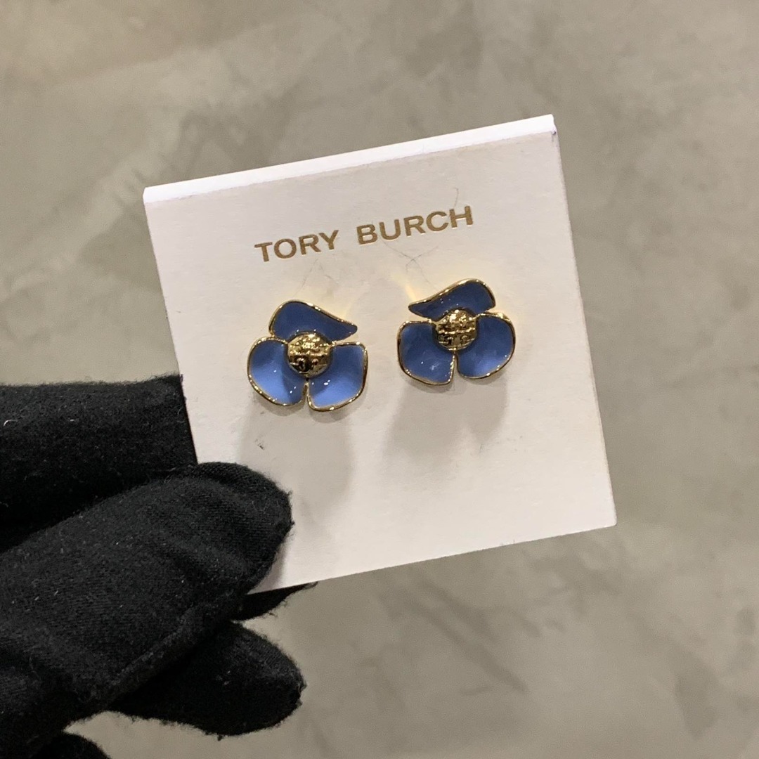 247005363 TORY BURCH FASHION JEWELRY EARRINGS FLOWER STYLE, Luxury