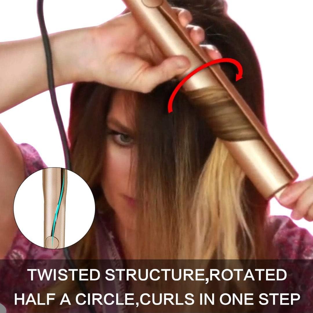 2 in 1 Hair Straightener and Curler Twist Straightening Curling Iron Professional Flat Iron Hair Styling Tools