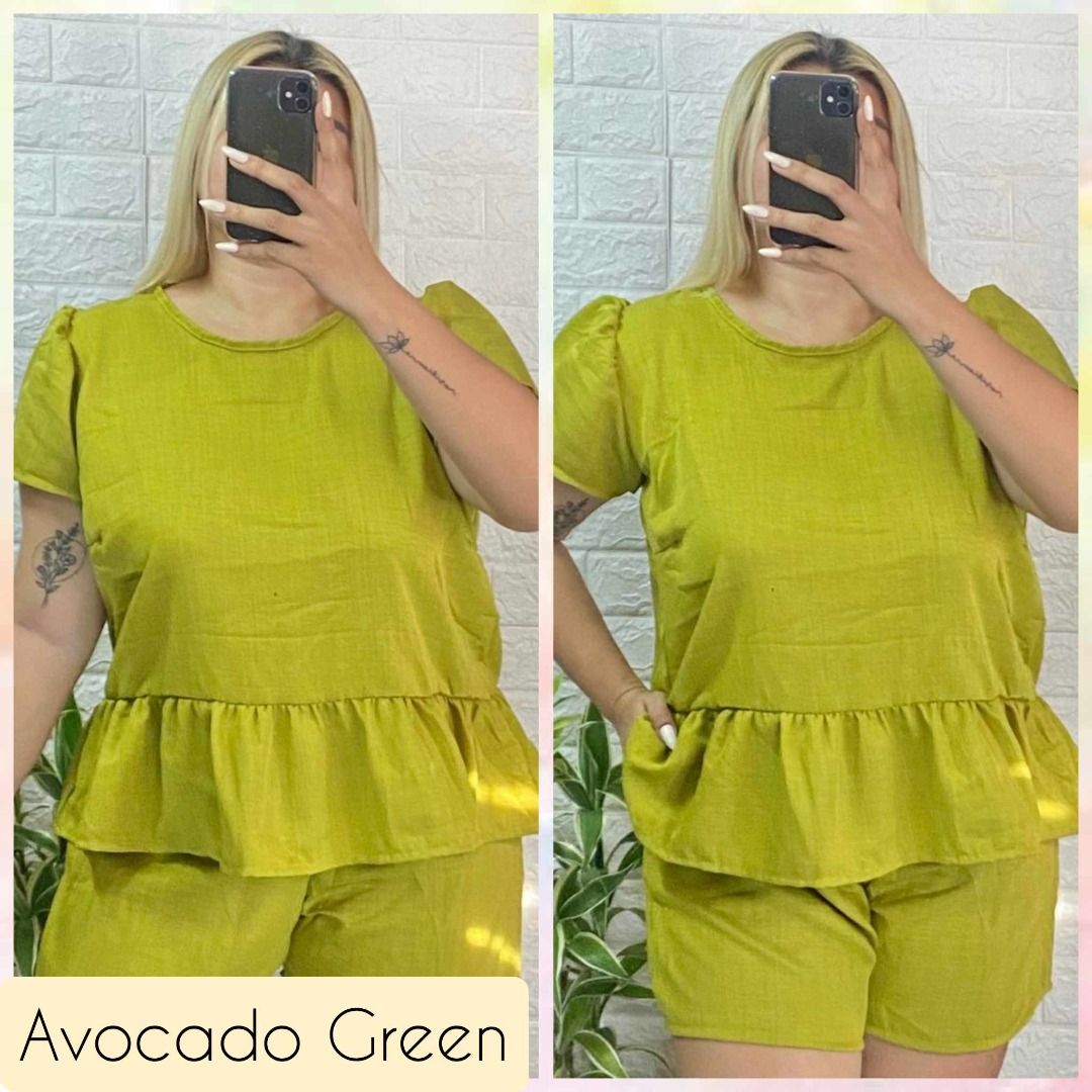 Yellow peplum top plus size outlet