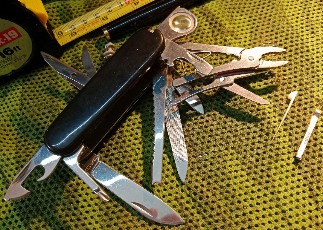 30 function Swiss Army style knife brand new Sports Equipment Hiking Camping on Carousell