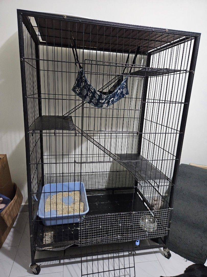3 tiers cat cage Pet Supplies Homes Other Pet Accessories on Carousell